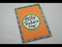 Published on may 5, 2016 , under images. Diy Teacher S Day Card Handmade Teacher S Day Card Making Idea Youtube