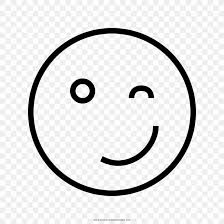 Smiley Line Art Drawing Wink Emoticon Png 1000x1000px Smiley Area Ausmalbild Black Black And White Download