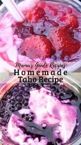 Homemade Taho Recipe Filipino Food Dessert Asian Desserts Filipino Street Food