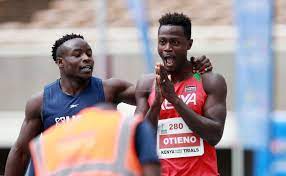 Jonathan quarcoo of norway and mark otieno odhiambo of kenya in action. Historic Ferdinand Omanyala Mark Otieno Qualify For Olympics In 100m Capital Sports