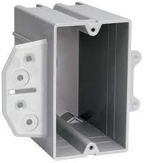 When plastic device boxes are used, i recommend installing a bonding jumper to the steel frame. Steel Stud Bracket Box Wall Boxes Electrical Boxes Wiring Devices