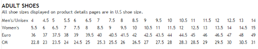 Onitsuka Tiger Shoes Size Chart Peninsula Conflict
