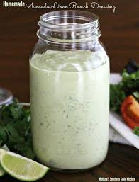 Homemade Avocado Lime Ranch Dressing Melissassouthernstylekitchen Com Avocado Lime Ranch Dressing Lime Ranch Dressing Ranch Dressing