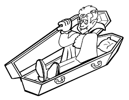 Search through 52574 colorings, dot to dots, tutorials and silhouettes. Online Coloring Pages Coffin Coloring Page Dracula In A Coffin Halloween