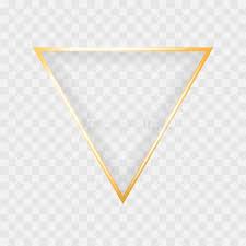 Gold Shiny Glowing Triangle Frame Isolated On Transparent Background Vector Border For Creative Design Stock Vector Illustration Of Glowing Christmas 144401708 To search and download more free transparent png images. gold shiny glowing triangle frame