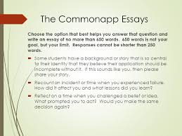 The lessons we take from obstacles we encounter can be fundamental to later success. How To Prepare A Great College Essay Ppt Download