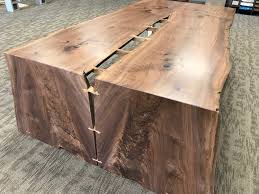 The wood is free to expand and contract with the seasons as much as it wants due to proper joinery and table. Buy Custom Live Edge Slab Dining Room Table Made To Order From Unique Carpentry Custommade Com