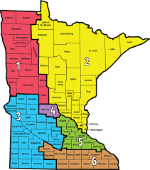 Each angle of view and every map style has its own advantage. District Map Minnesota Milk Producers Association