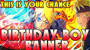 This Is Crazy Naruto Birthday Banner Summons Naruto Blazing Youtube