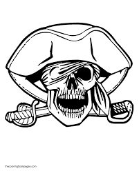 Coloring zentangles is easy, relaxing and fun. Pirate Skulls Coloring Pages Coloring Home