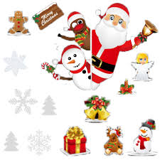 Check spelling or type a new query. Christmas Window Clings Decals Reusable Xmas Decoration Stickers With Snowflakes Santa Claus For Christmas Party Decoration Style 1 Walmart Canada