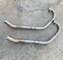 LEHER KNALPOT BENDING 35-38 DSM MEGAPRO CB GL MODEL SAMBUNG TERLARIS  ORIGINAL DSM