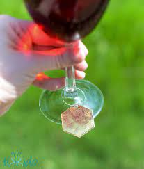 Gel Nail Polish Wine Charms Tutorial