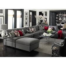 Charcoal Gray Sectional Sofa Ideas On Foter Contemporary Living Room Design Living Room Decor Grey Sofa Grey And Red Living Room