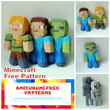 Amigurumi minecraft characters free patterns are waiting for you in this article. Minecraft Steve Alex And Zombies Amigurumi Free Pattern En Amigurumitariflerim Com
