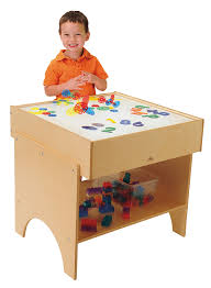 Child Size Led Light Table With Storage