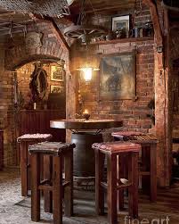 Rustic Restaurant Seating Poster By Jaak Nilson Pub Interior Design Rustic Restaurant Pub Interior