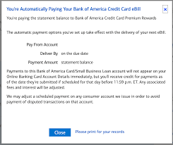 You could hit the wrong key while paying your credit card balances online or mistakenly make a check out for an incorrect sum. How To Set Up Auto Pay For Bank Of America Credit Cards Dem Flyers