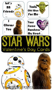 It can also be a great way to simulate their relationship. Easy Star Wars Valentine Cards Free Printable Mainly Homemade