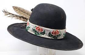 The Native Rose Handmade Lone Hawk Hat With Native American Beaded Band Jeweled Headband Beaded Hat Bands Native Rose