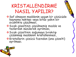 Saflaştırma (kristallendirme ve damıtma) by yüksek öğreti̇m kurulu on vimeo, the home for high quality videos and… Konu Kristallendirme Hazirlayan Esra Turk Ppt Video Online Indir