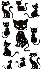 Cat Silhouettes Cizim Siyah Kedi Dovmeler Silhouettes Ve Kedi Dovmeleri