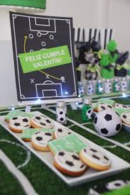 Decorating for a soccer theme birthday party is easy. Soccer Themed Birthday Celebration Birthday Party Ideas For Kids