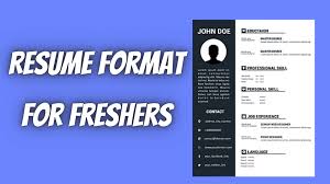 They are actual resumes that my previous clients paid for. Download 7 Resume Format For Freshers In India Online Trendzs