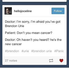 There S A Good Reason These Tables Are Numbered Honey You Just Haven T Thought Of It Yet Haha Emo Music Brendon Urie Panic