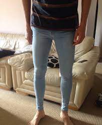 Light Blue Super Spray On Jeans Men Super Skinny Jeans Men Skinny Jeans Men Tight Jeans Men