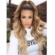 Half Ponytail Jlo Hair Clip In Hair Extensions Hair Styles