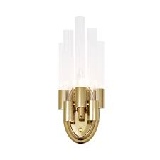 Guaranteed low prices on modern lighting, fans, furniture and decor + free shipping on orders over $75!. Gold Candle Wall Sconce 1 Head Luxurious Metal Wall Light With Tube Crystal For Hotel Bedroom Takeluckhome Com