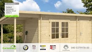 Möchten sie ein gartenhaus mit anbau für ihren garten kaufen? Pultdach Gartenhaus Martina 28 Mit Anbau Schleppdach Youtube