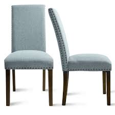 This Dining Chair Brings An Elegant Simplicity To Your Dining Area Or Sitting Room The Soft Fabr In 2020 Parsons Dining Chairs Fabric Dining Chairs Gray Dining Chairs