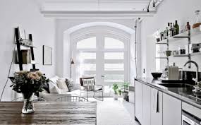 Idées amenagement micro cuisine a etageres : 1001 Astuces Pour Reussir La Deco D Une Cuisine Pour Studio