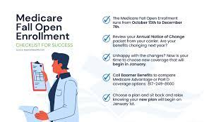 Medicare Fall Open Enrollment 2024 - Your Checklist for the OEP