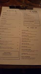 Recently voted #1 hotel bar by boston magazine, oak long bar + kitchen offers an unforgettable food and beverage experience in one of the most iconic dining rooms in the city. Cask Bar Kitchen In Nyc Reviews Menu Reservations Delivery Address In New York