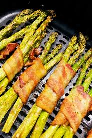 Air Fryer Bacon Wrapped Asparagus Air Fryer Recipes Healthy Air Fryer Dinner Recipes Air Fryer Recipes Vegetarian