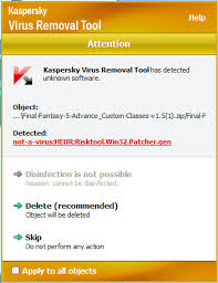 News And Such Kaspersky Anti Virus Riskware Detected