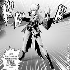 Fischl in the style of a JoJo manga : r/Genshin_Impact