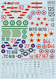 ©˙† ˜ø∑≤ ˆ åµ ˆ˜ å∏ ó¨µå˜ ˝´ø©®åπ˙¥. Modelsua Decals 1 72 Mig 15 1 72 Print Scale 72076