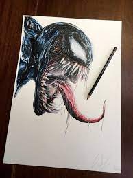 Hier sind einige deustche custom wörter zu den themen world of worecraft, harry potter brawl stars film klassiker, mario pokemon gen1 und spongebob … Venom Original Drawing Tom Hardy Posters Gothic Home Decor Marvel Fandom Wall Art Comics Occult Penc Gothicho Marvel Zeichnungen Zeichnen Geschenk Zeichnungen