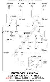 Apr 12, 2019 · there are two things which are going to be found in any toyota igniter wiring diagram. Ignitor Wiring Diagram 1995 1996 1 5l Toyota Tercel Toyota Tercel Toyota Diagram
