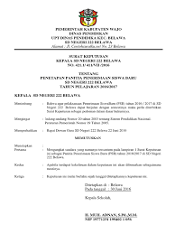 Sk kepanitiaan ppdb format kosong.doc.doc. 7 Contoh Surat Keputusan Sk Penerimaan Siswa Baru File Word