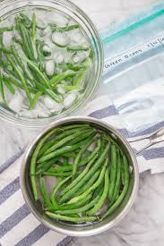 Don't rinse the beans before refrigerating. How To Freeze Green Beans Kitchn