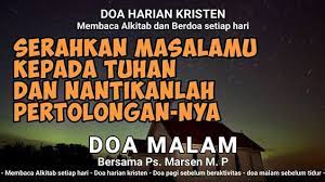 Nantikanlah Pertolongan Tuhan Doa Malam Kristen Doa Malam Sebelum Be Doa Tuhan Malam