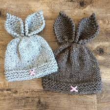 Rustic Knit Bunny Toque Knitting Pattern Knit Hat Knit Hat Pattern Pattern Knit Bunny Hat Bunny Easter Knit Bunny Beanie Bunny Ears Baby Hat Knitting Pattern Baby Hats Knitting Knitting
