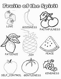 Fruit Of The Spirit Coloring Page Sunday School Coloring Pages Fruit Coloring Pages Fruit Of The Spirit
