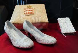 Grace Kelly S Wedding Shoes On Display Grace Kelly Wedding Grace Kelly Princess Grace