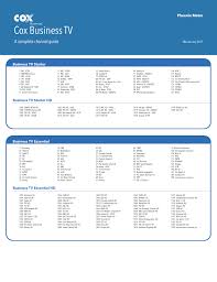 Cox Business Tv Cox Communications Manualzz